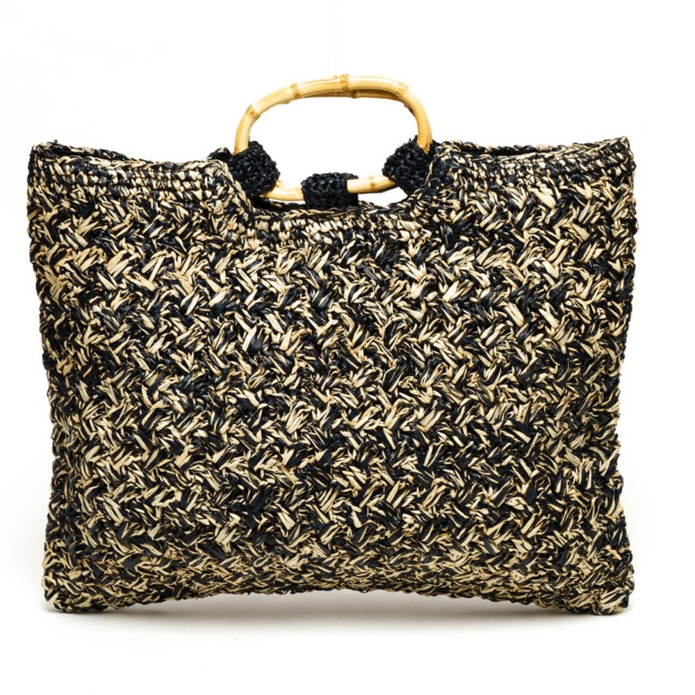 Laggo Bali Straw Handbag NEW